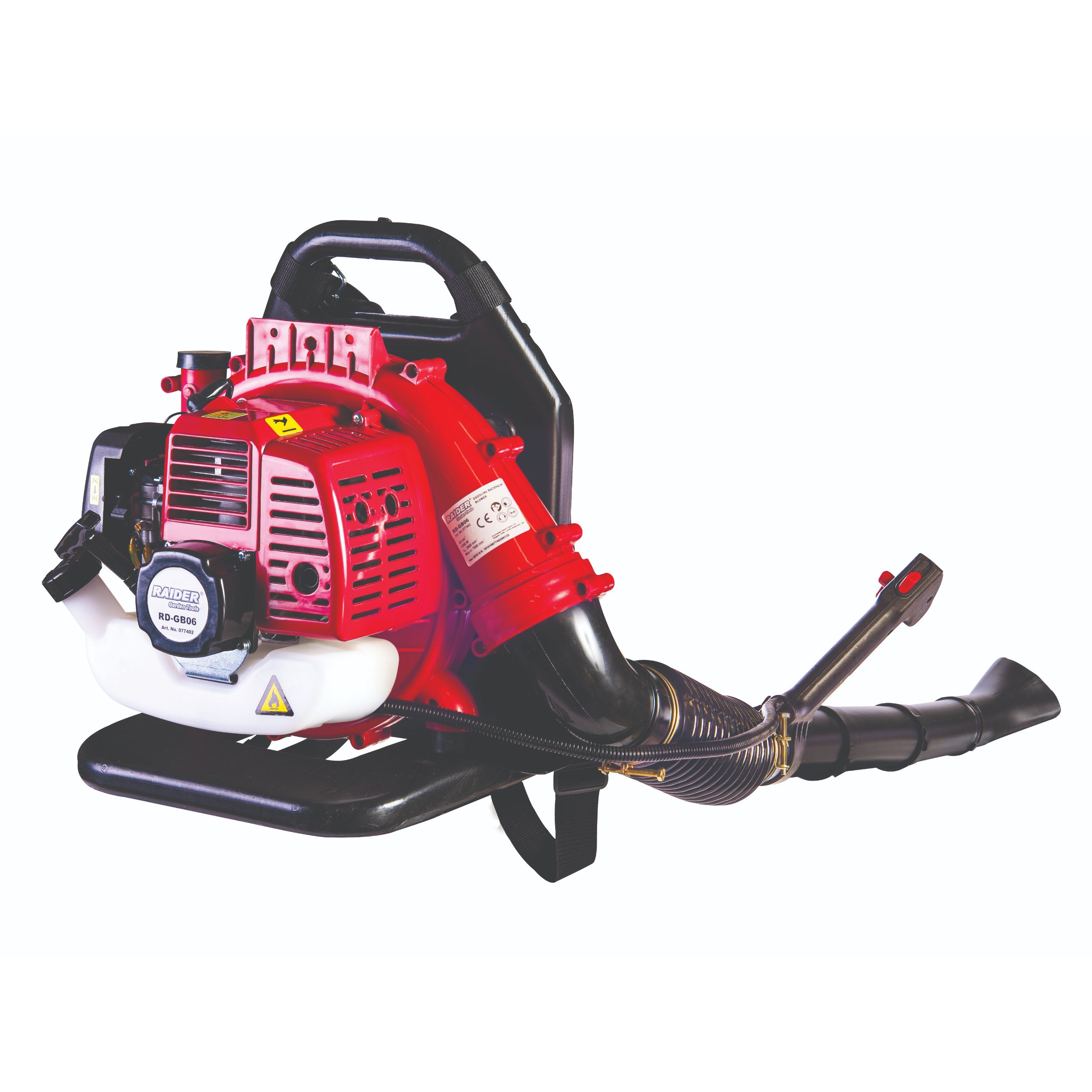 Oferte la Suflanta pe benzina Raider 1.25KW RD-GB06, 1250 W, pornire manuala, comfortable carrying on the back, 1200 ml capacitate rezervor