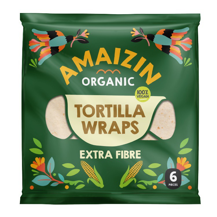 Oferte la Tortilla bio din faina de grau integral, 6buc/240g Amaizin