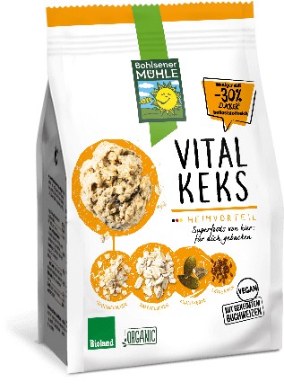 Oferte la Biscuiti Bio Vital din ovaz cu seminte, 150g Bohlsener Muhle