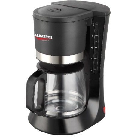 Oferte la Filtru de cafea Delice Albatros, 10 cesti, 680 W, Negru