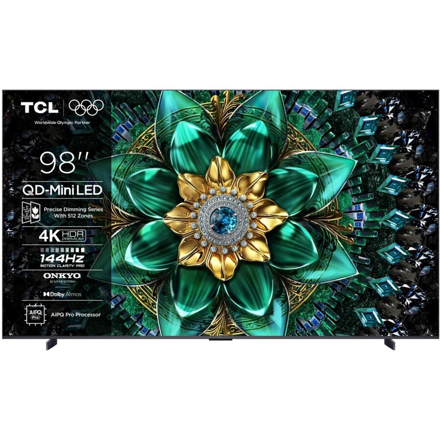 Televizor Mini LED 98Q6C 248cm 98inch Google TV Ultra HD 4K Black