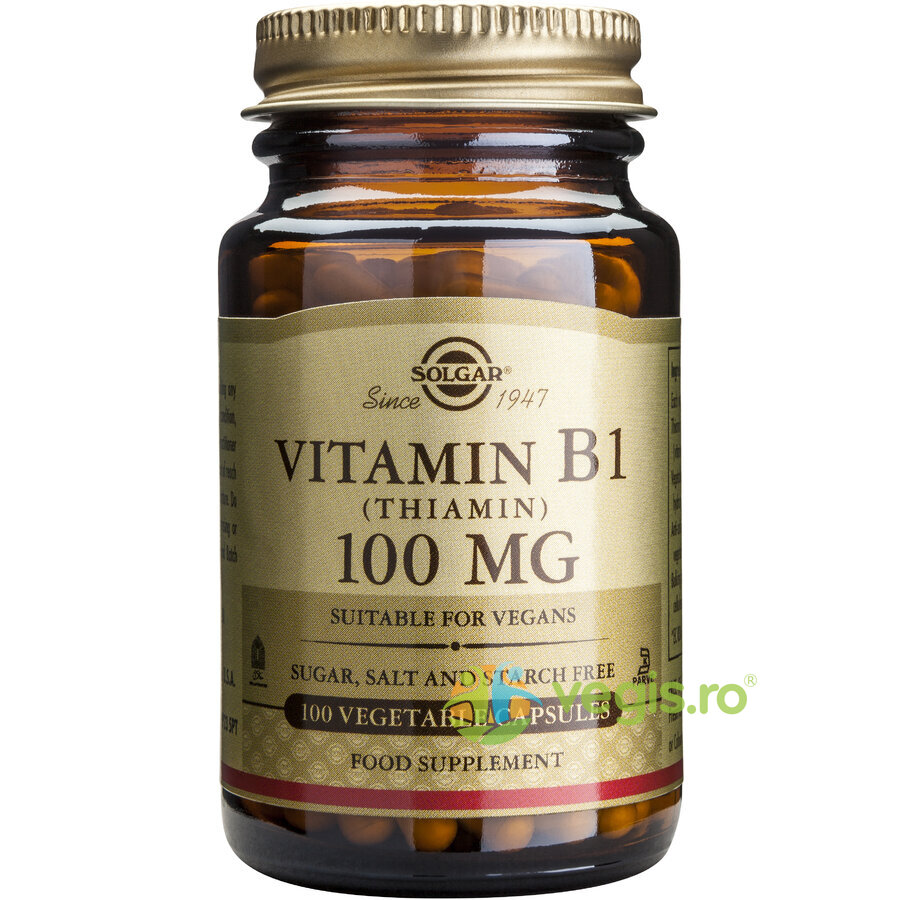 Oferte la Vitamina B1 100mg 100cps vegetale (Tiamina)