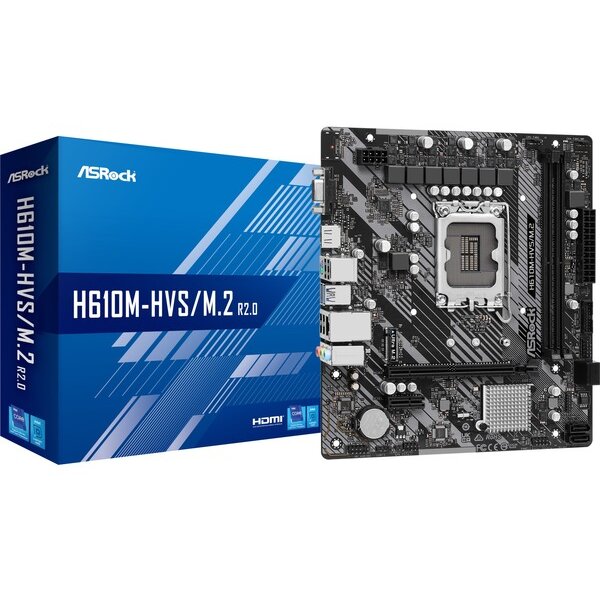 Oferte la Placa de baza H610M-HVS/M.2 R2.0 Intel H610 Socket 1700 mATX