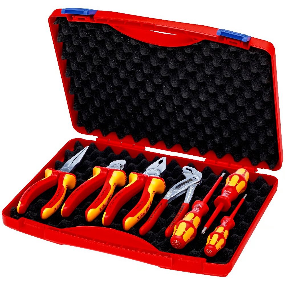 Cutie de scule ROSIE set de scule electrician 2 cu 7 bucati Knipex 00 21 15 / 4003773042853