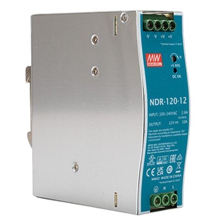 Sursa in comutatie Mean Well NDR-120-12, 12V, 10A, 120W, montare sina DIN