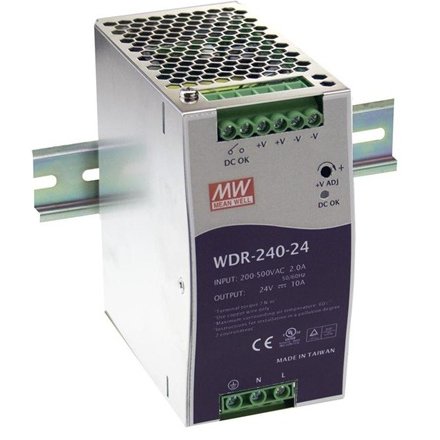 Sursa in comutatie AC-DC Mean Well WDR-240-24, 24V, 10A, 240W