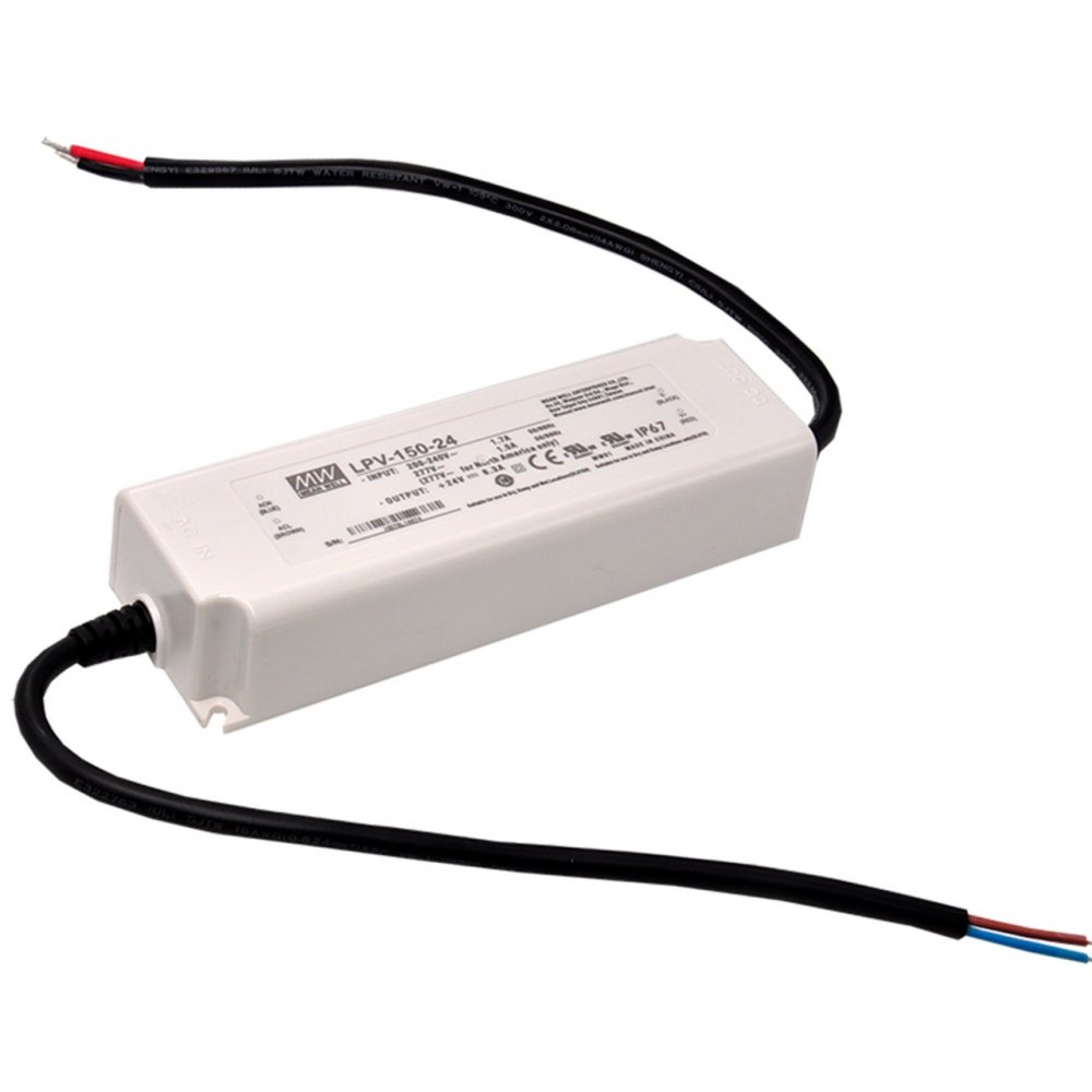 Oferte la Sursa de alimentare petru instalatii LED Mean Well LPV-150-24, 24V, 6.3A, IP67, cu protectie