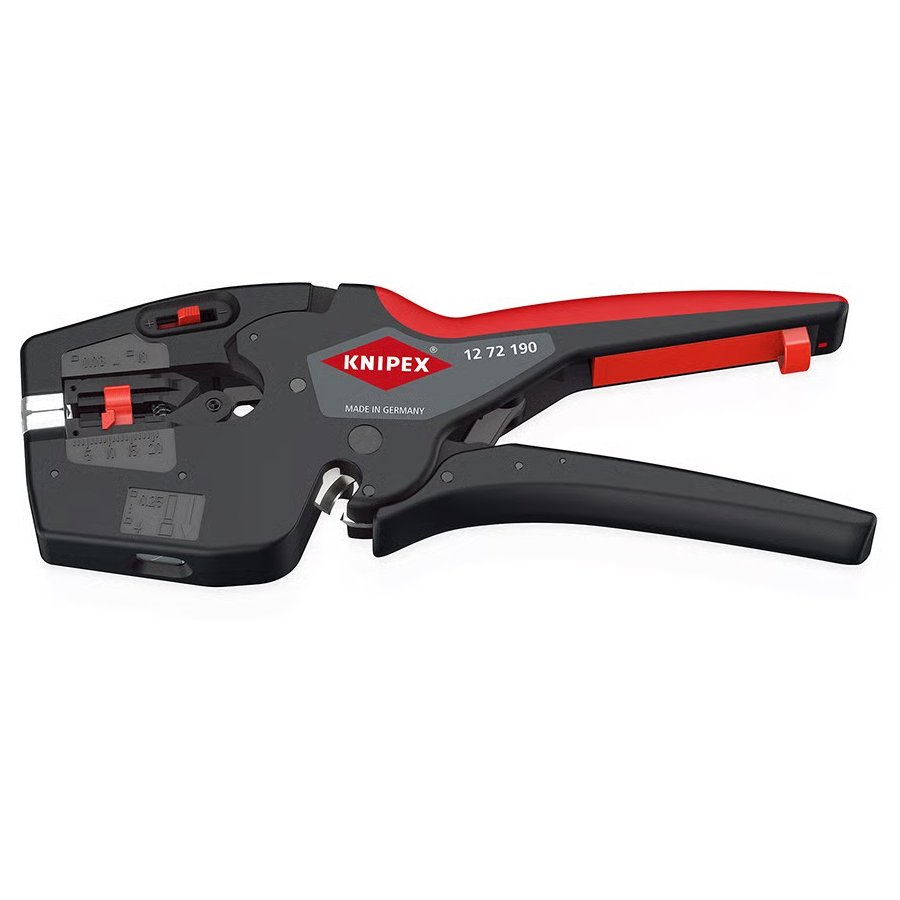 Oferte la NexStrip Scula multifunctionala pentru electricieni cu mansoane din plastic Knipex 12 72 190 / 4003773088165