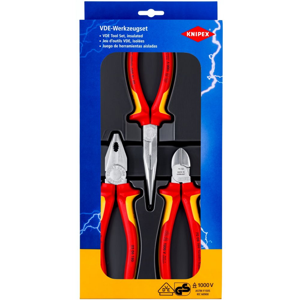 Oferte la Pachet pentru instalatii electrice Knipex 00 20 12 / 4003773012412