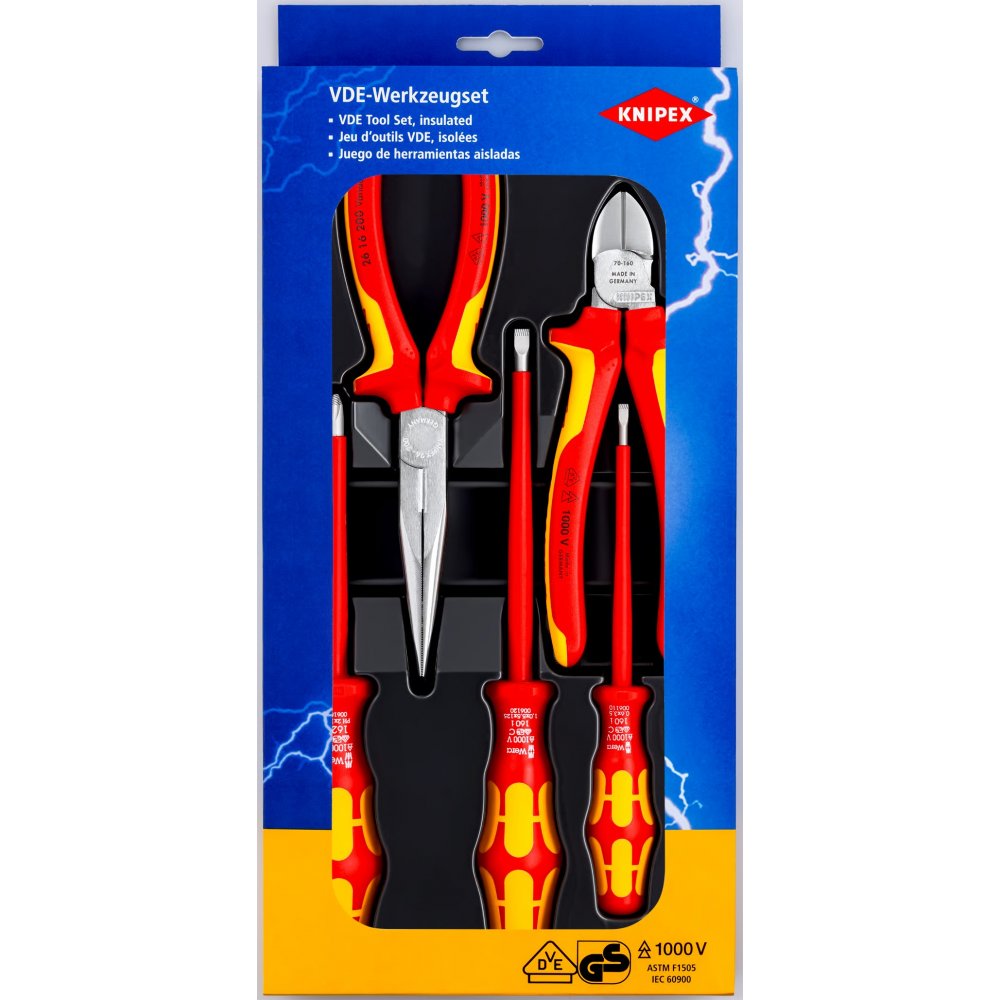 Oferte la Set de scule pentru lucrari cf. standardelor Uniunii Electricienilor din Germania (VDE) Knipex 00 20 13 / 4003773043287