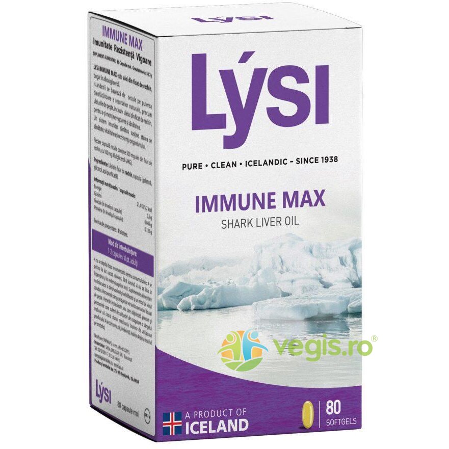 Oferte la Immune Max Ulei din Ficat de Rechin 80cps moi