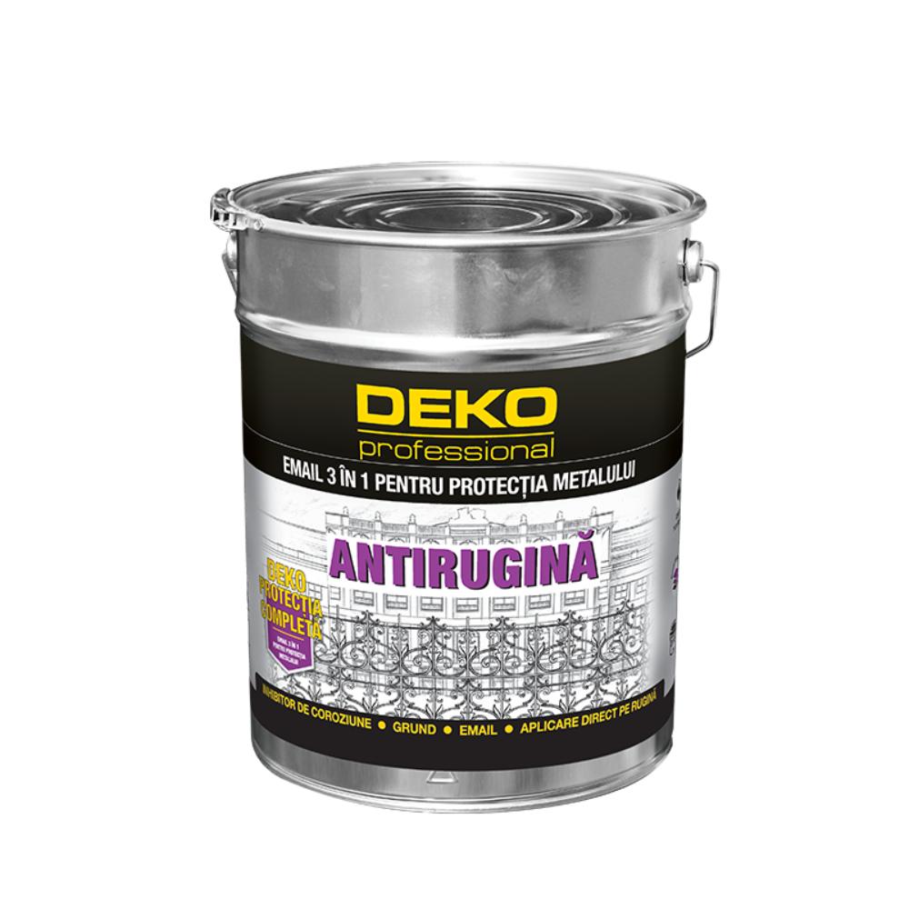 Oferte la Email alchidic antirugina Deko Professional 3 in 1, alb, interior / exterior, 10 kg
