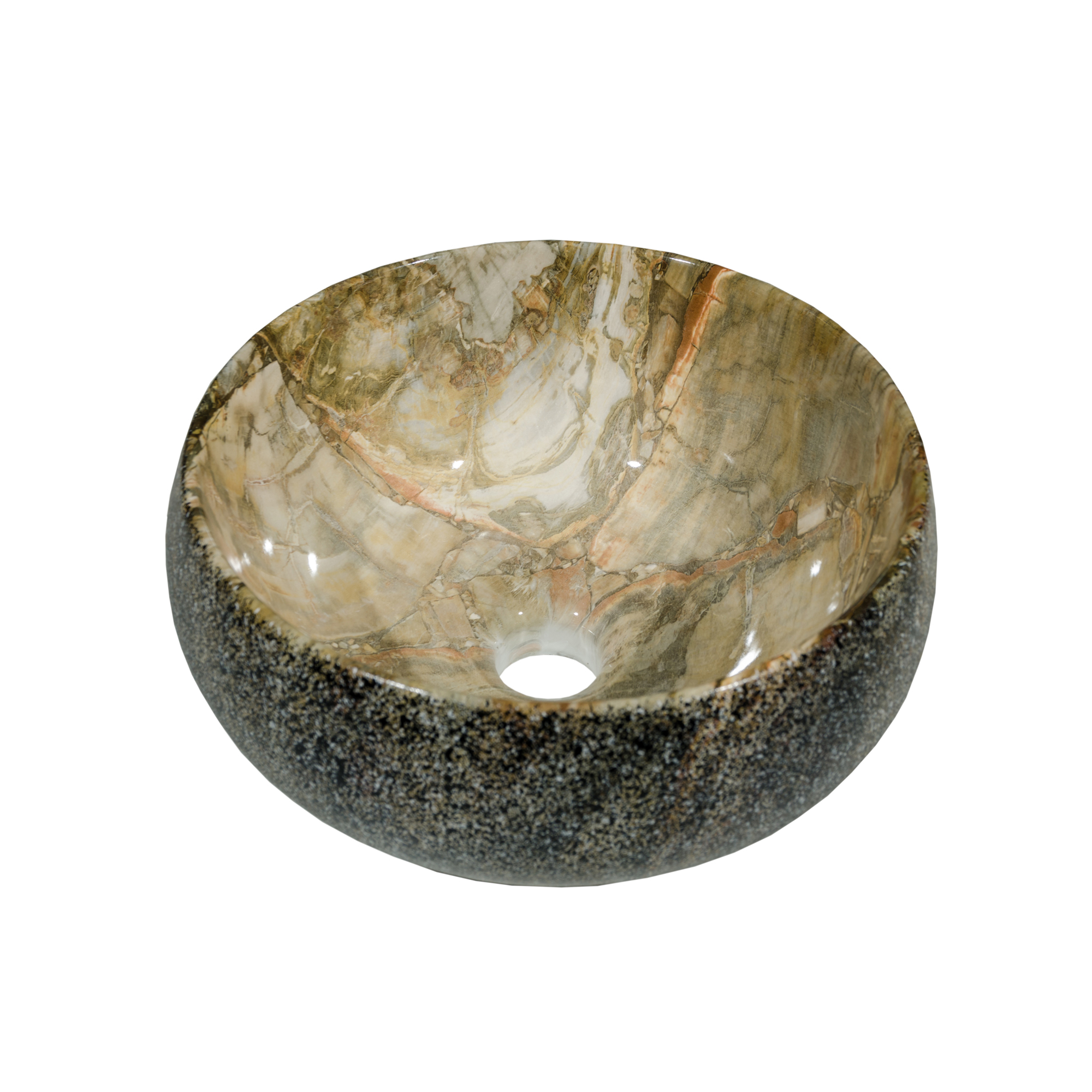 Oferte la Lavoar rotund Sanitop Odin, montaj blat, ceramica, multicolor, 31 x 15.5 cm