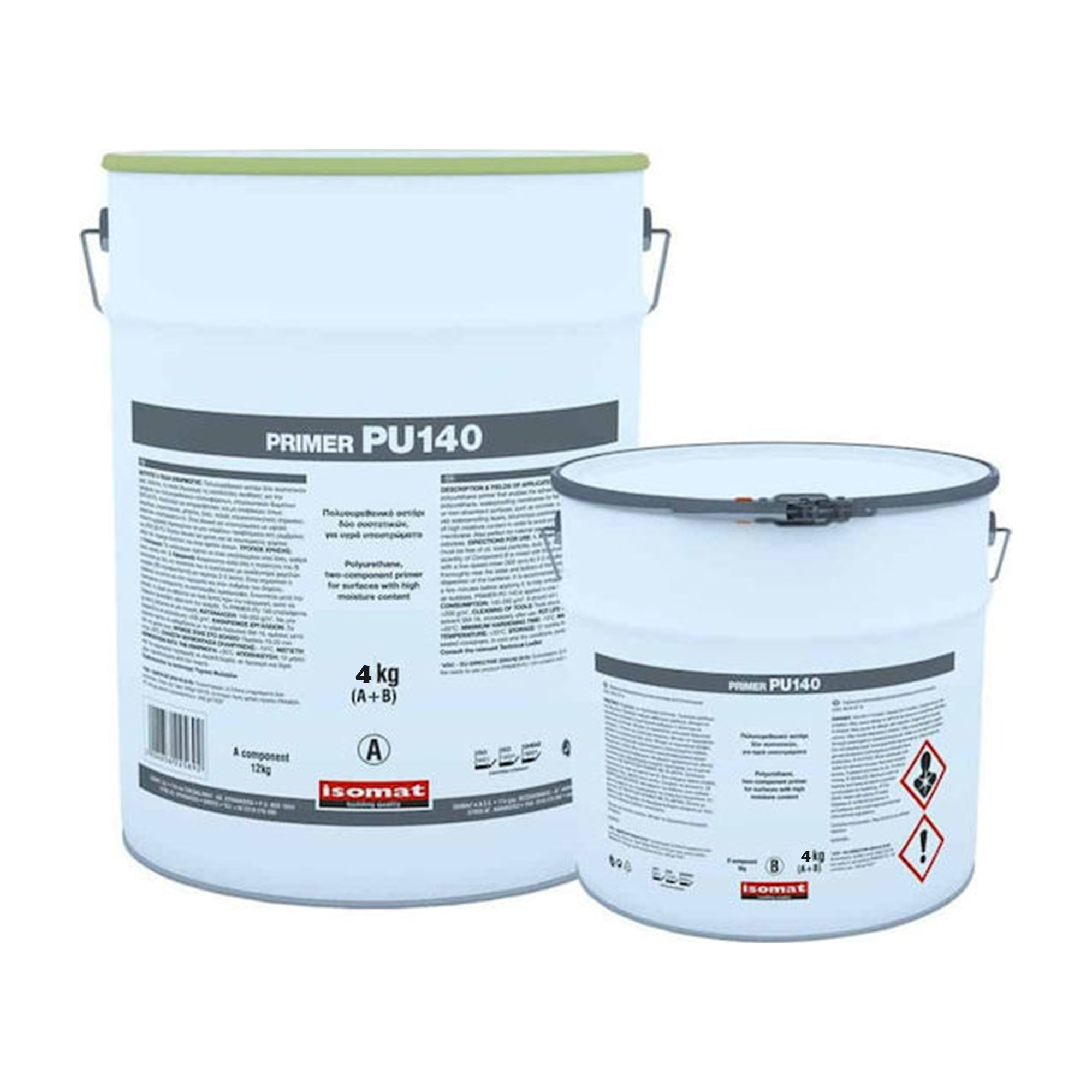 Oferte la Grund poliuretanic bicomponent Isomat Primer-PU 140, interior/exterior, 4 kg
