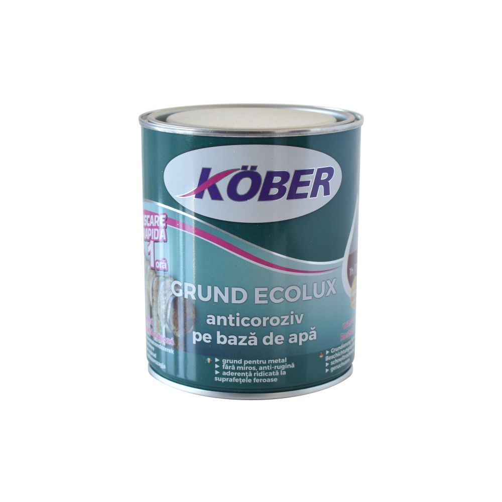 Oferte la Grund Anticoroziv Kober Ecolux, pe baza de apa, rosu, 0.6 l