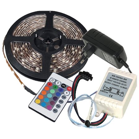 Oferte la Kit Banda LED RGB IP44 Controler  Telecomanda