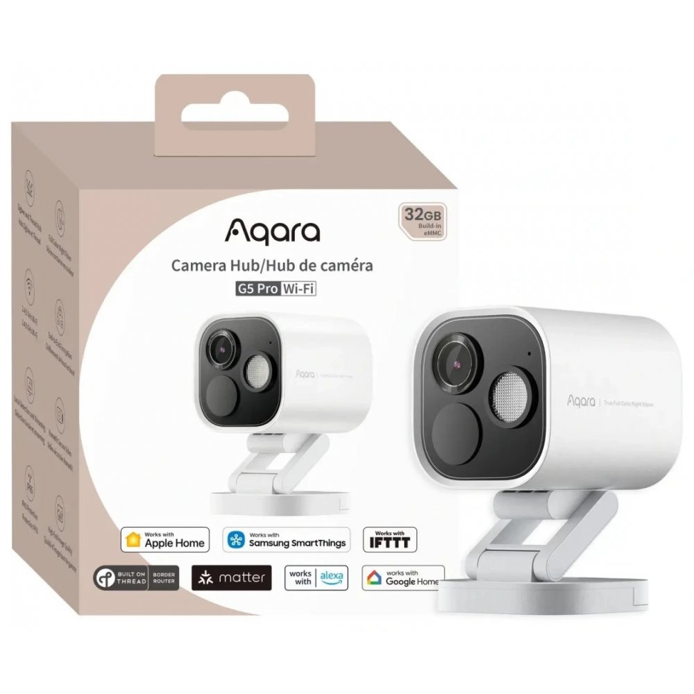 Oferte la Camera inteligenta Aqara Hub G5 PRO, WIFI, Alb cu Hub Zigbee incorporat 6975833358113
