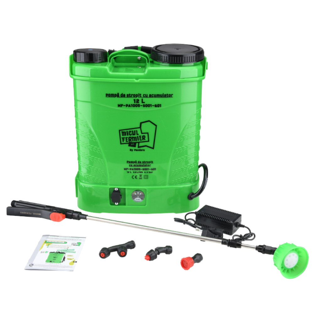 Oferte la Pompa de stropit Micul Fermier Pandora, acumulator, verde, 12 l