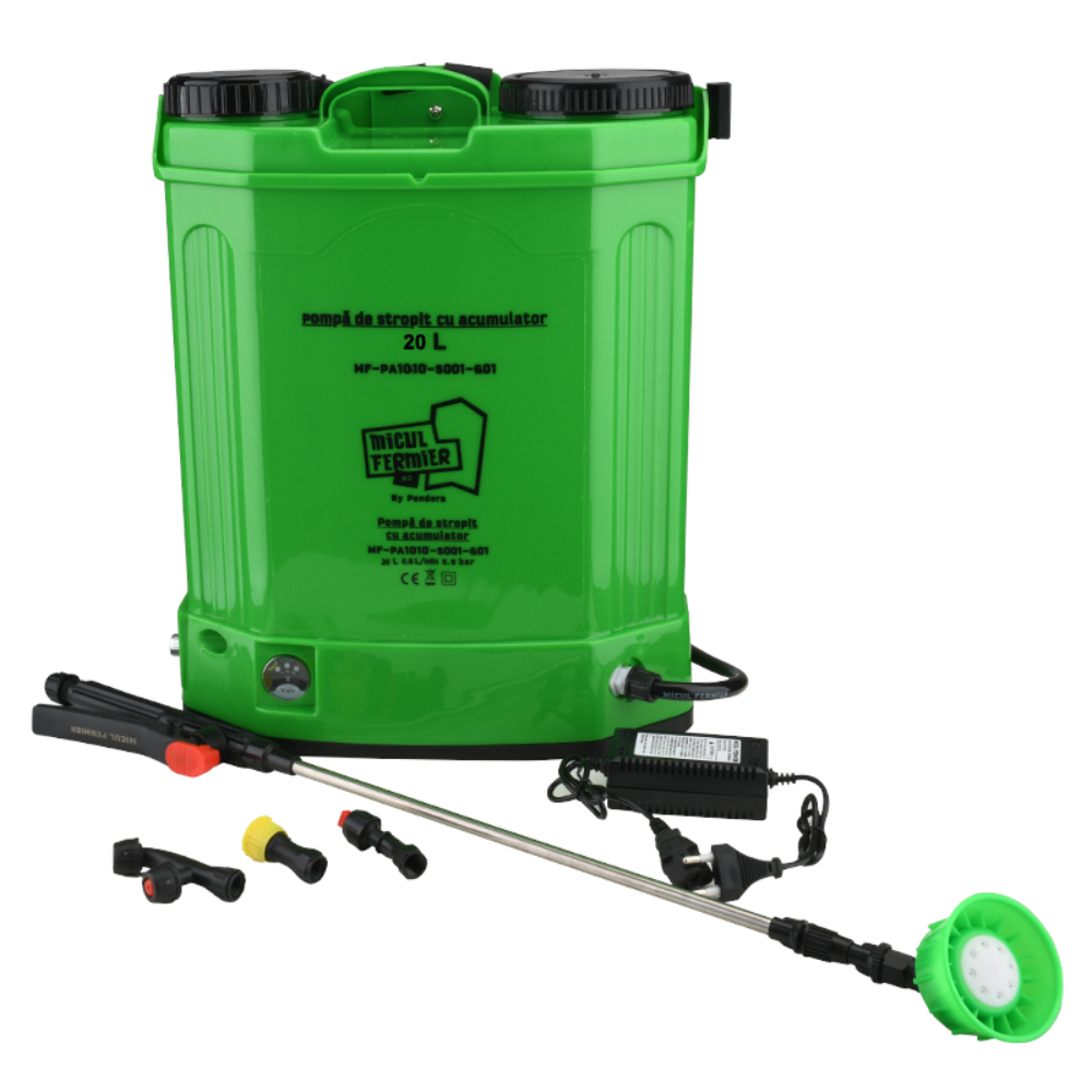 Oferte la Pompa de stropit Micul Fermier Pandora, acumulator, verde, 20 l