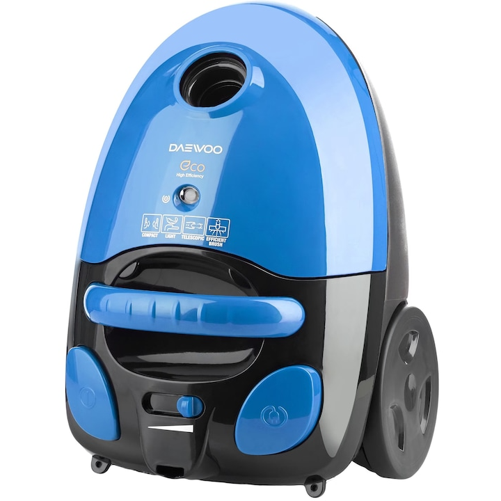 Oferte la Aspirator cu Sac RC-230B-3 700W 2l Putere Variabila Tub Telescopic Furtun Rotativ 360 Grade Albastru