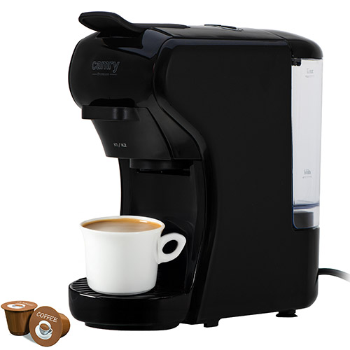 Espressor Camry CR 4414bb, 9 tipuri de capsule, 0.6L, 19 bar