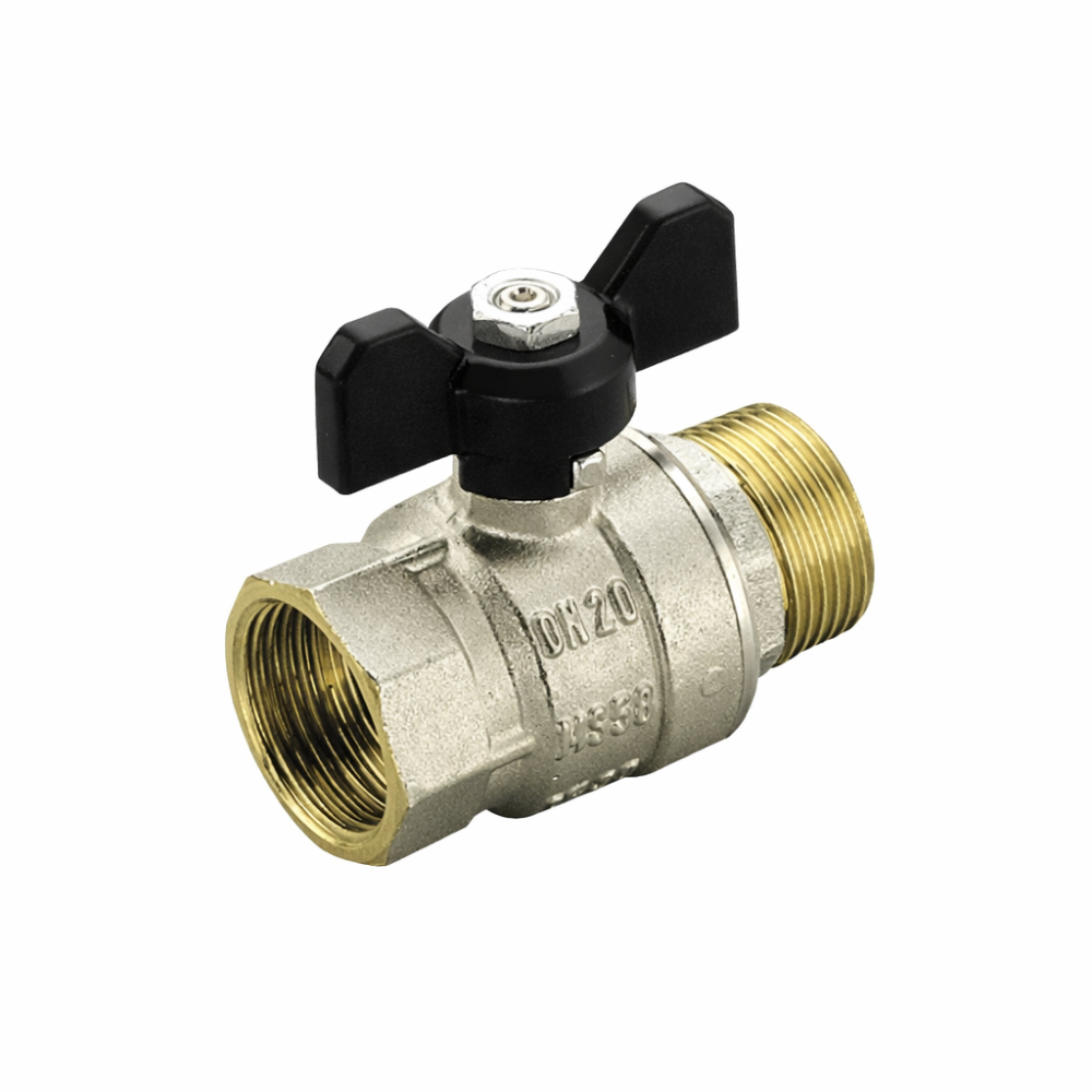 Oferte la Robinet apa cu bila Tiemme, filet interior-exterior, alama, racord 1/2