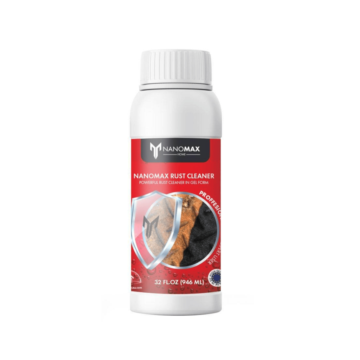 Oferte la Solutie profesionala curatare rugina NanoMax Gel Rust Remover, transparent, interior/exterior, 1 l