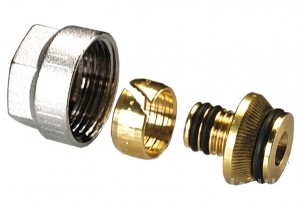 Oferte la Set robineti calorifer - cap termostatic + robinet termostatabil + robinet retur + conectori pentru teava pexal 16x2 Ivar