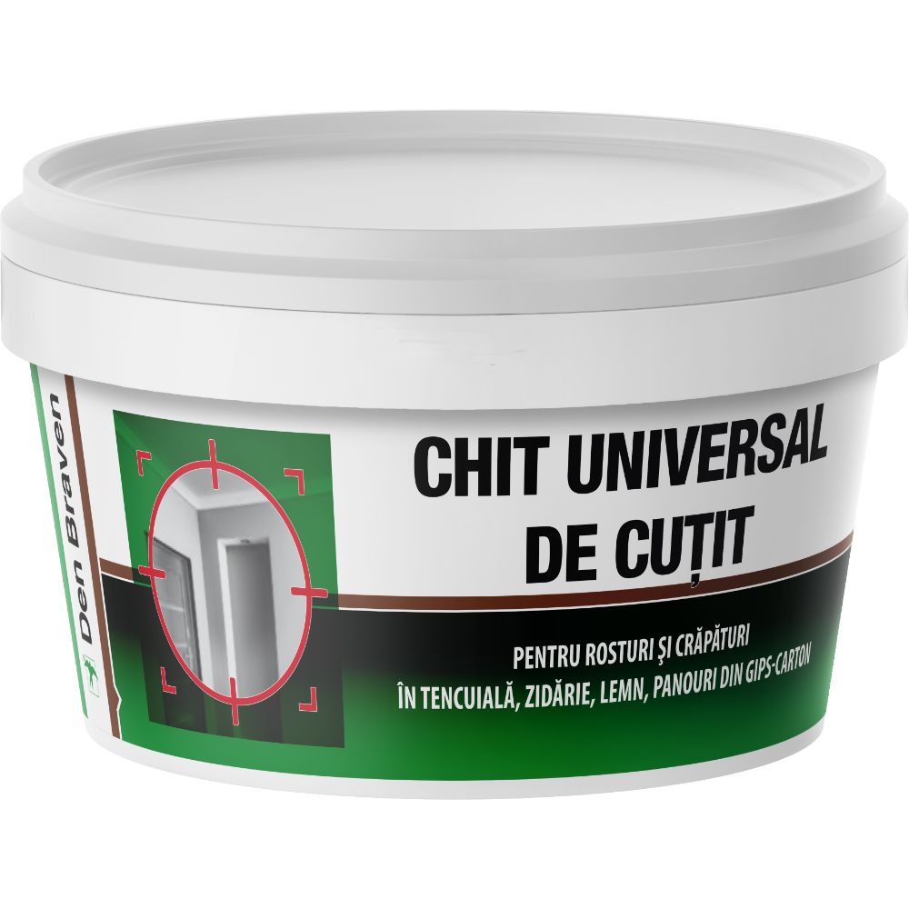 Oferte la Chit universal de cutit, acrilic, Den Braven, interior, alb, 0.8 kg
