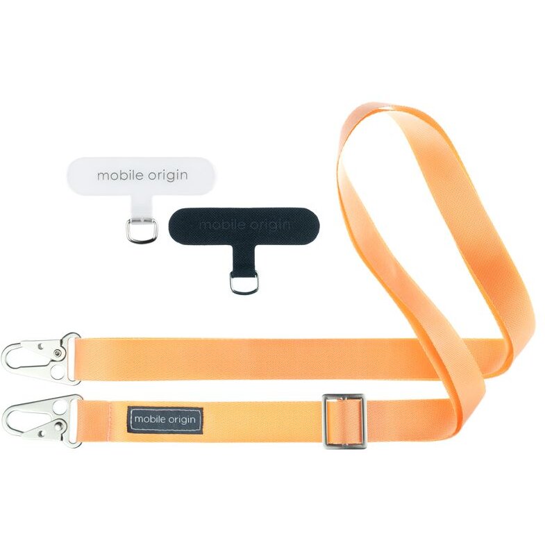 Oferte la Lanyard Tape, 25 mm, Ajustabil 84-165cm, Peach Fuzz