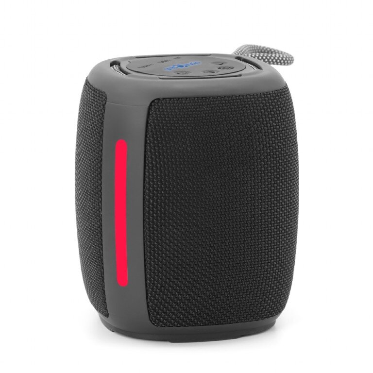 Oferte la Boxa Portabila SPK-BT-LED-03-BK Baterie 1200mAh microSD USB Radio FM BT 5.1 Iluminare LED RMS 5W Negru