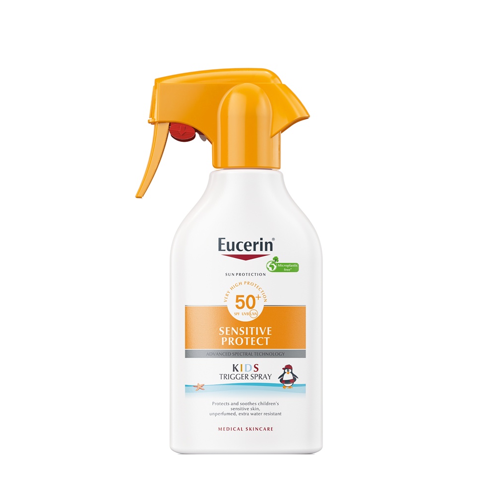 Oferte la Spray de corp pentru copii cu SPF50+ Sensitive Protect Eucerin, 250 ml