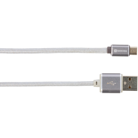 Oferte la Cablu USB Steel Line cu Conector MicroUSB 1m Argintiu