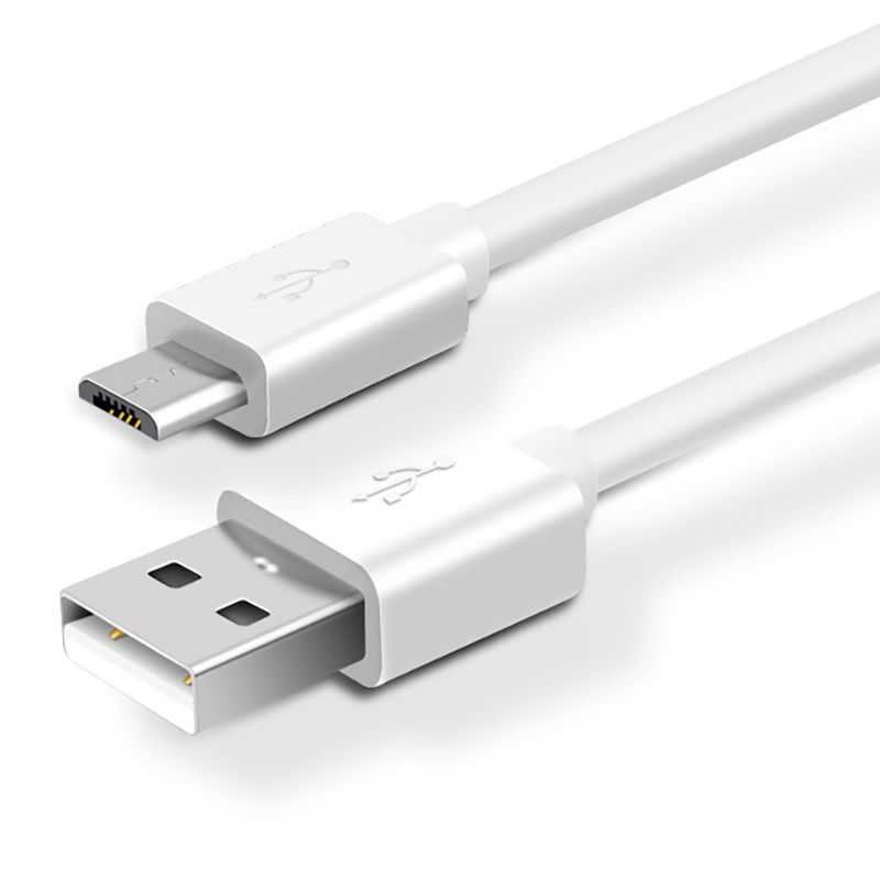 Oferte la Cablu de Date si Incarcare USB la MicroUSB 2A 1m Alb