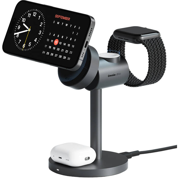Oferte la Incarcator Wireless LC-MC311   MagFusion  3in1 15W Qi2 Gri