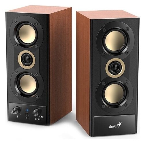 Oferte la Boxe Desktop SP-HF800BT 2.0 RMS 20W Bluetooth Lemn Maro/Negru