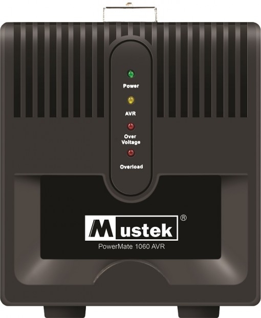 Oferte la AVR  MUSTEK PowerMate 1060 (1000VA), Schuko - Voltage regulating '98-AVR-1060' (include timbru verde 3 lei)