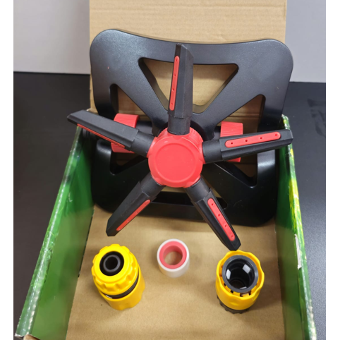 Oferte la Aspersor Rotativ 5 Brate Resigilat Negru/Rosu
