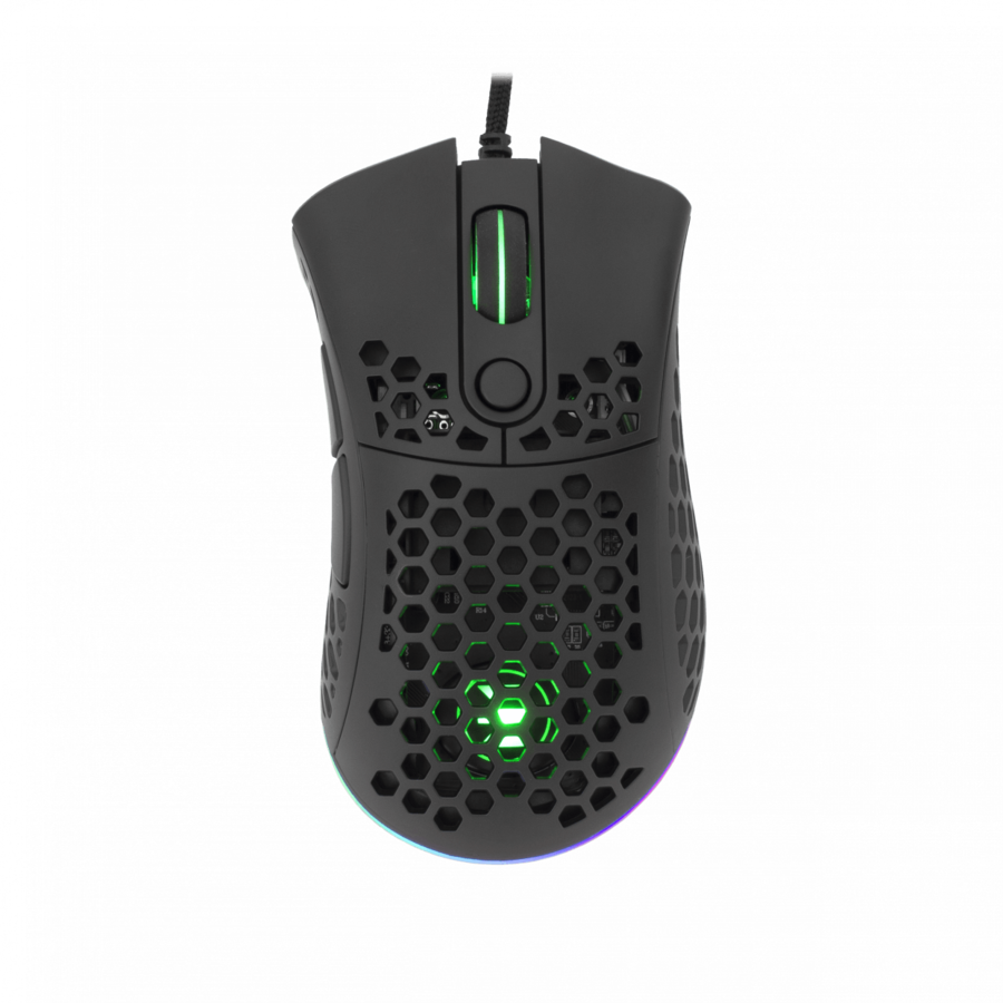 Oferte la Mouse Gaming ESL-M56 SHURIKEN 19000DPI Iluminare RGB Negru