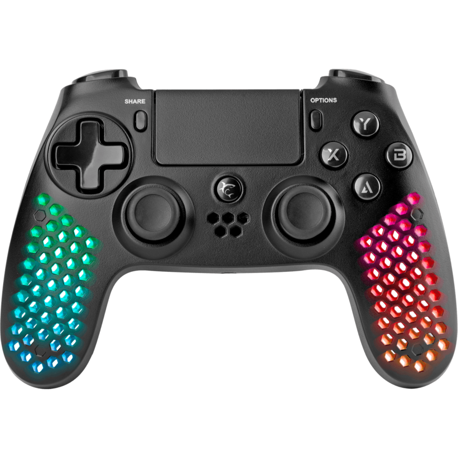 Oferte la Controller GPW-4009 LEGATUS Compatibil cu PS4 / PS3 / PC / iOS / Android Iluminare LED RGB Negru
