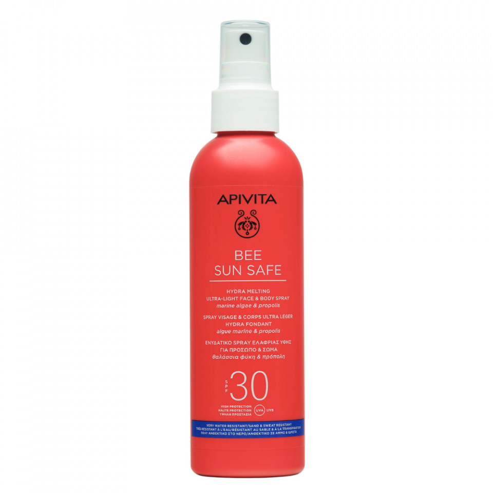 Oferte la Spray protectie solara corp si ten SPF30 Bee Sun Safe Apivita, 200 ml