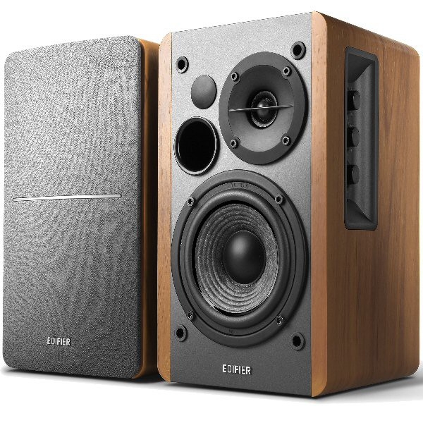 BOXE 2.0 EDIFIER, RMS: 42W (21W x 2), volum, bass, treble, telecomanda wireless 'R1280T' (include timbru verde 1 leu)