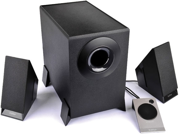 BOXE 2.1 EDIFIER, RMS: 8.5W (2Wx2 + 4.5W), telecomanda pe fir, black 'M1360' , BOXM1360 - 392150 M1360 (include timbru verde 1 leu)