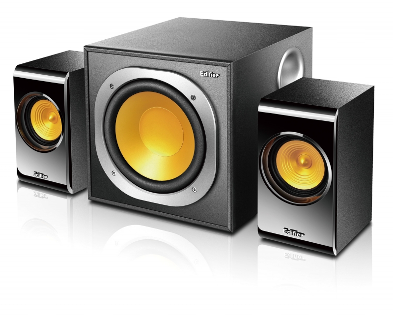 BOXE 2.1 EDIFIER, RMS: 30W (8Wx2 + 14W), black 'P3060' (include timbru verde 1 leu)