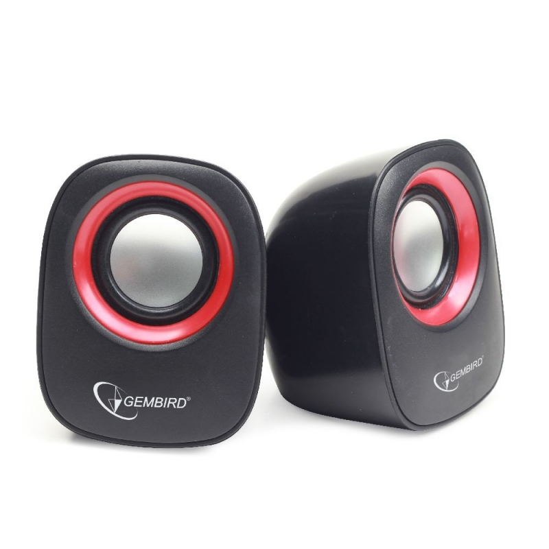 Oferte la BOXE 2.0 GEMBIRD, black/red 'SPK-107A'