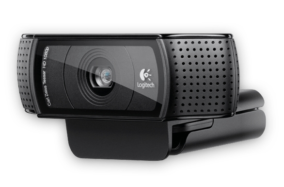 CAMERA WEB Logitech Webcam C920,HD PRO 1920x1080, 15MP Sensor, Microfon, Carl Zeiss lens, USB 2.0 '960-001055' (include timbru verde 0.01 lei)