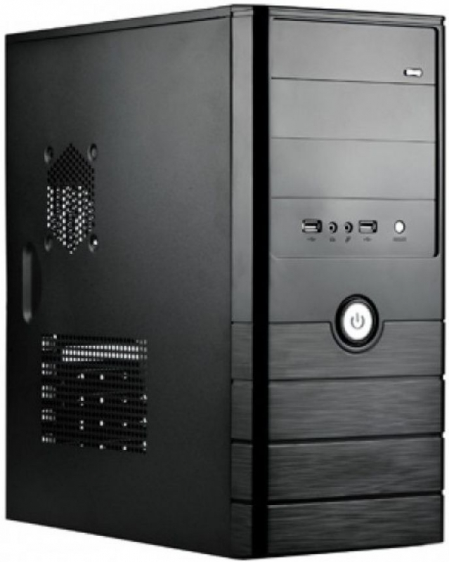 Oferte la CARCASA SPIRE ATX, front USB &amp; audio, suport 2x 80mm fan, black, sursa 420W 'SP1071B-420W-E1'