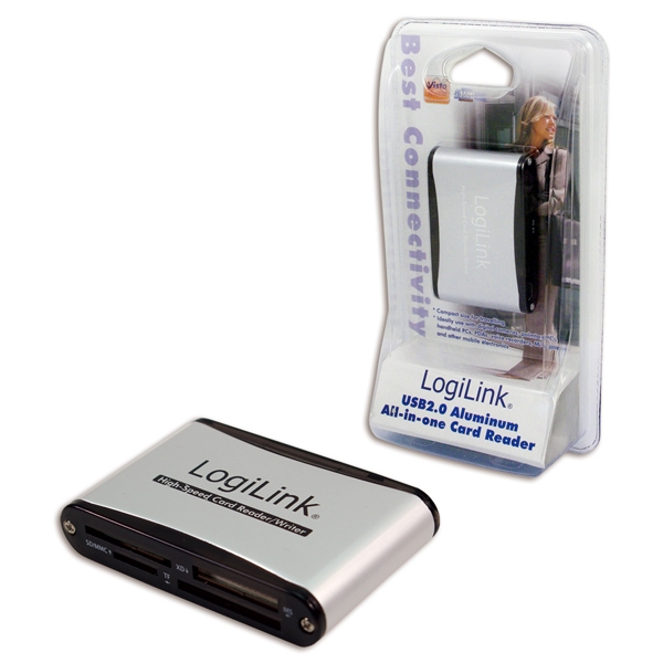 Oferte la Card Reader USB 2.0. 56-in-one, Logilink 'CR0001B'