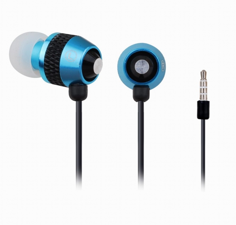 Oferte la Casti  interne cu microfon - metal, blue, GEMBIRD 'MHS-EP-002'