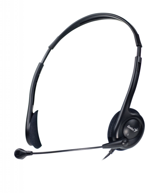 Casti GENIUS 'HS-200C' + microfon '31710151100' (include timbru verde 0.01 lei)